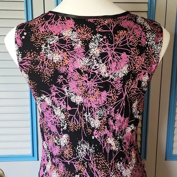 Style & Co Black And Pink Floral Maxi Dress - Picture 8 of 10